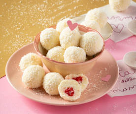 Palline cocco e lampone