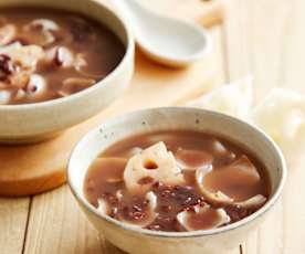 红豆百合莲藕汤