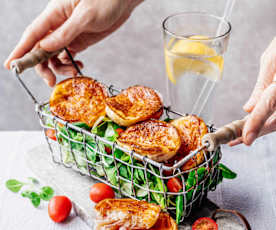 Petites quiches lorraines sans pâte