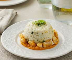 Seppie in salsa di verdure con riso