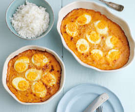 Ovos com molho aurora