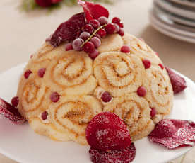 Tarta helada de dulce de leche