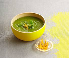 Velouté de cresson à l'orange