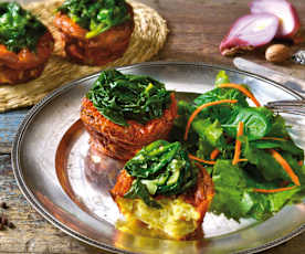 Tortino di verdure al Bitto