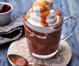 Chocolat chaud au caramel et au whisky