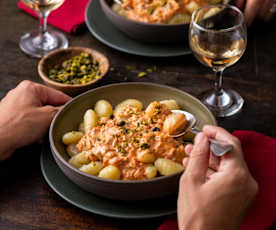 Gnocchi in Tomaten-Mascarpone-Sauce