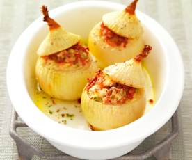 Cipolle ripiene al prosciutto