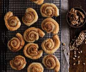 Girelle con pesto di noci