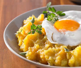 Steckrüben mit Kartoffeln