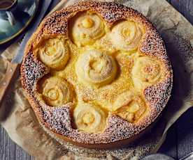 Gigantischer Apfelkuchen