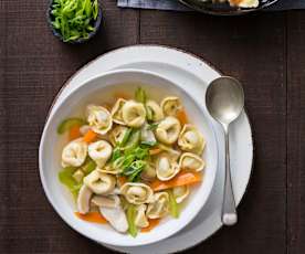 Tortellini soup