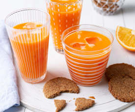 Zumo de naranja y zanahoria