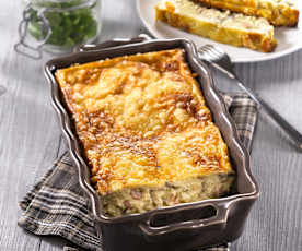 Gratin de comté façon pudding