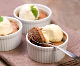 Vláčné čokoládové bábovičky