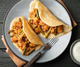 Butternut Squash Masala Dosa