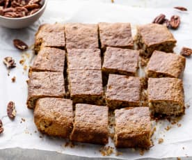 Brownies al cioccolato bianco (senza glutine e senza uova)