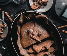 Pain d'épices au miel de châtaignier en cocotte