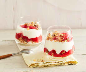 Rhabarber-Trifle