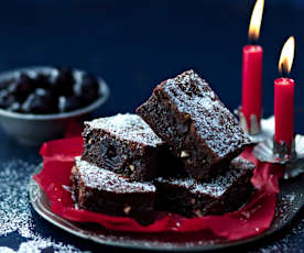 Morello Cherry Brownies