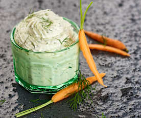 Crème fouettée à l'aneth