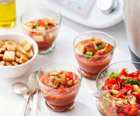 Gaspacho aux petits légumes