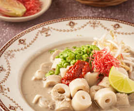 Laksam (Kelantan Flat Rice Noodles in Fish Gravy)