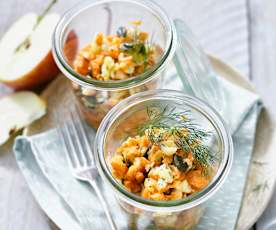 Pikanter Möhren-Kohlrabi-Salat