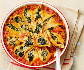 Sauce tomate et oignons pour gratin de conchiglioni aux blettes