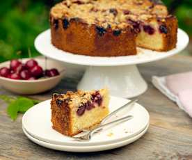 Cherry Crumble Cake