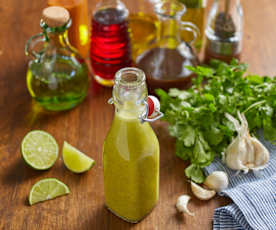 Lime coriander vinaigrette