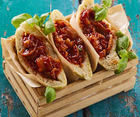 Tra-pizza alla parmigiana di melanzane