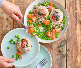 Paupiettes de veau aux petits légumes