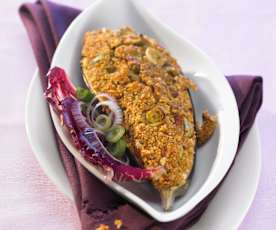 Gefüllte Auberginen