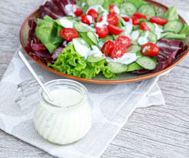 Molho de iogurte e hortelã