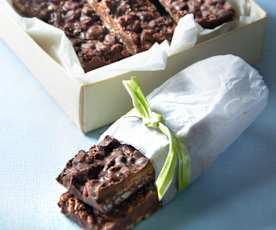 Luftige Schokoriegel