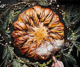 Brioche feuilletée à la pâte à tartiner