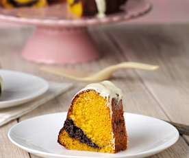 Bizcocho de zanahoria y chocolate