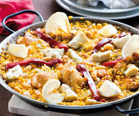 Paella valenciana