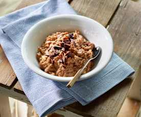 Schoko-Sahne-Milchreis