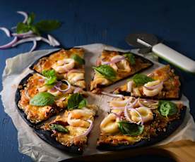 香辣墨魚PIZZA