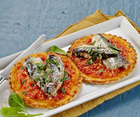 Tarte fine aux sardines