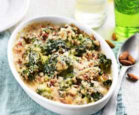 Gratin de brocoli au parmesan