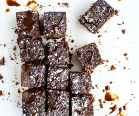 Brownies al caramello