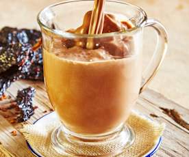 Chocolate caliente con chile