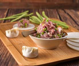 四季豆豬肉水餃