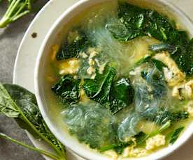 家常菠菜汤