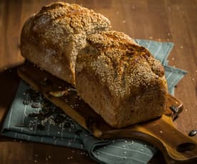 Dinkelbrot mit Kürbiskernen