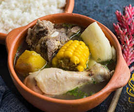 Sancocho de costilla y pollo