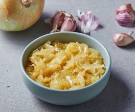 Sautéing Onions and Garlic