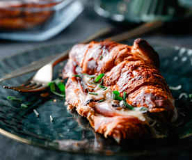 Croissant au jambon et St Nectaire